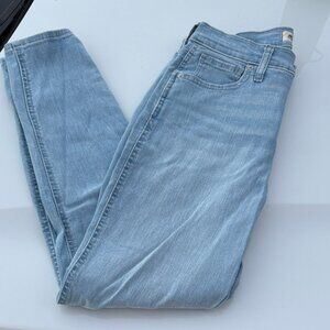 Madewell Women's Skinny Jeans in Light Blue